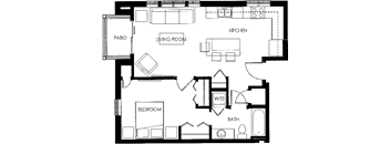 Vicinato C Floor Plan at Vicinato, Madison, Wisconsin