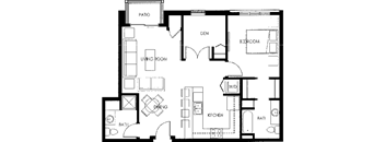 Vicinato G Floor Plan at Vicinato, Wisconsin, 53715