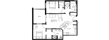 Vicinato I Floor Plan at Vicinato, Madison, WI