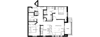 Vicinato J Floor Plan at Vicinato, Madison, 53715