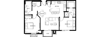 Vicinato K Floor Plan at Vicinato, Madison, Wisconsin