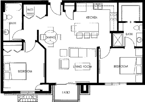 Vicinato K Floor Plan at Vicinato, Madison, Wisconsin