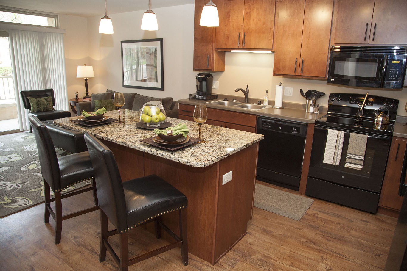 Fully Equipped Kitchen at Vicinato, Madison, Wisconsin