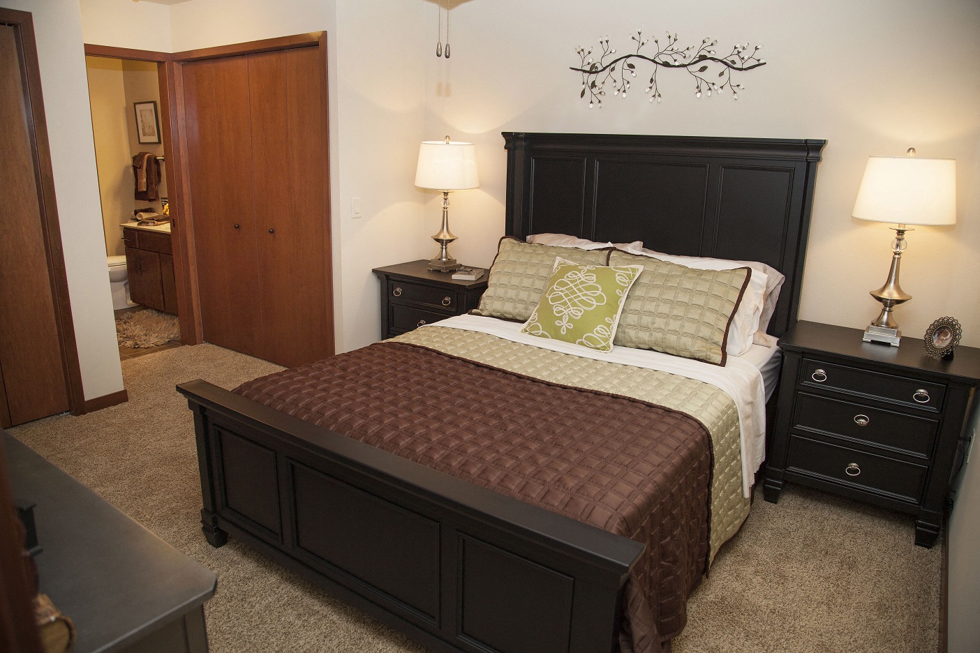 Comfortable Bedroom at Vicinato, Wisconsin, 53715