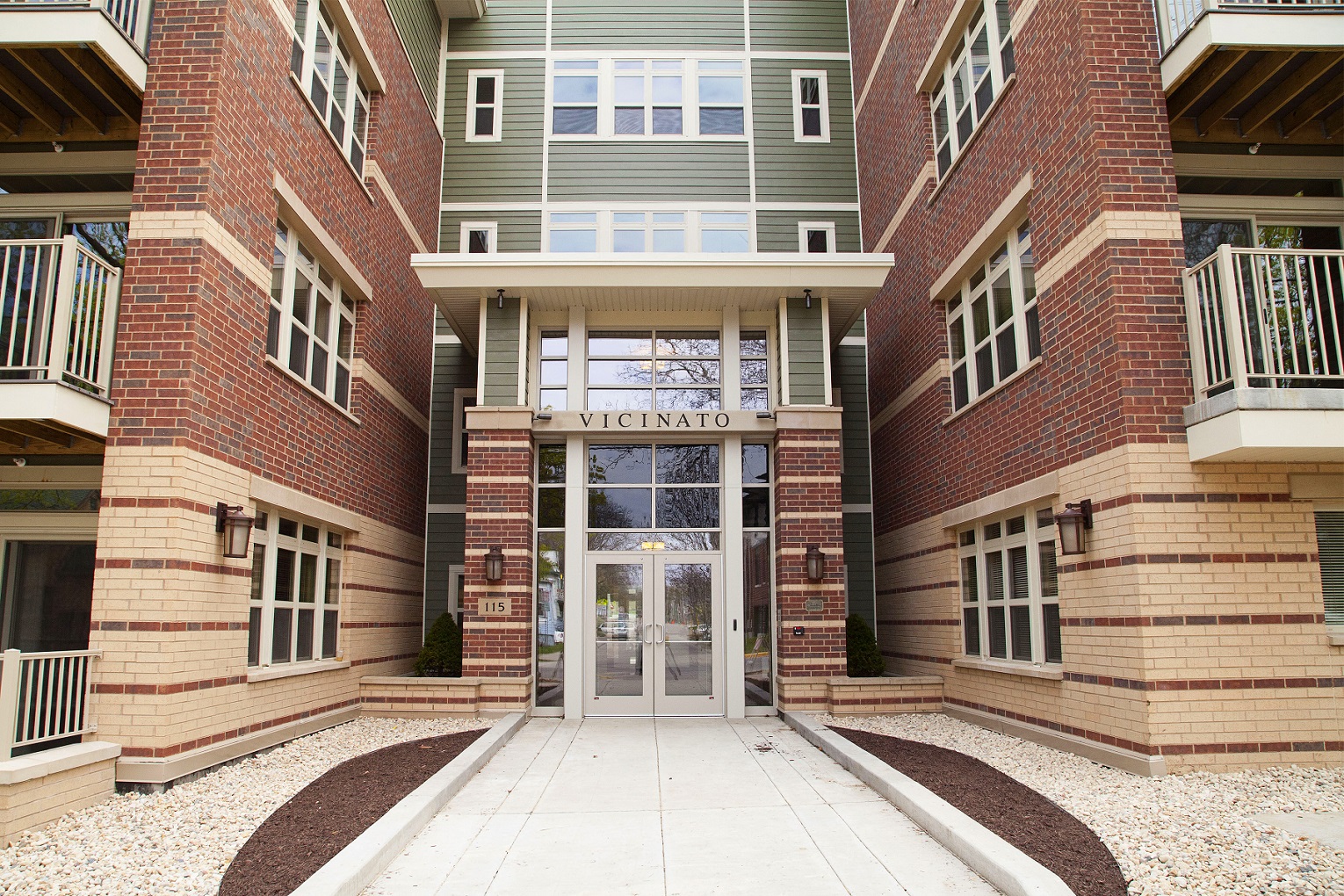Exterior Porch at Vicinato, Madison, WI