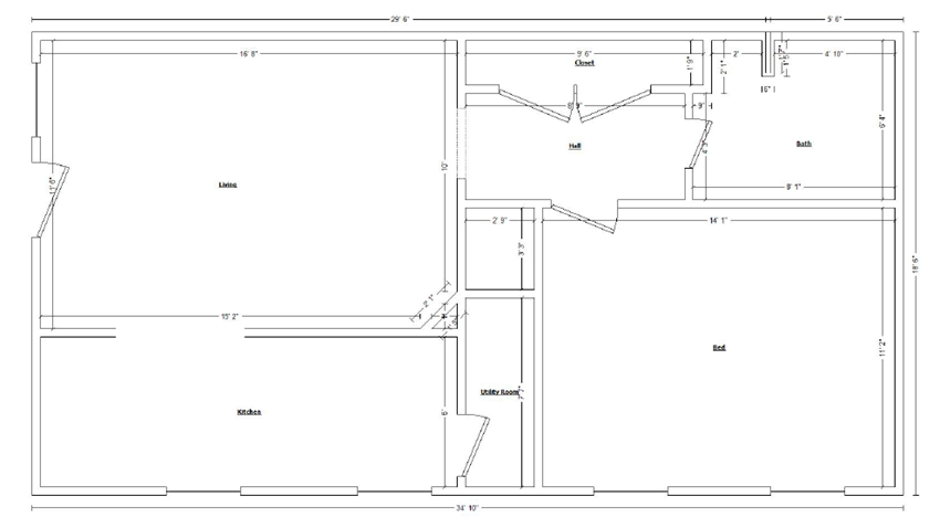 1 Bedroom - Front