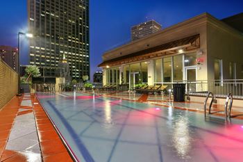 Rooftop Pool with Lap Lane and Tanning Deck