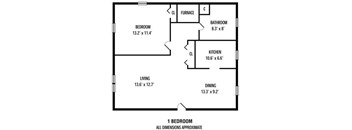 1Bedroom   1Bathroom