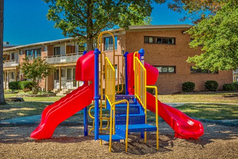 our playground is in front of our apartments