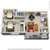 2Bedroom 1Bathroom