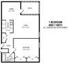 1Bedroom 1Bathroom
