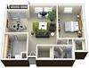 1Bedroom 1Bathroom