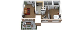 1Bedroom   1Bathroom