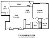 1Bedroom Den 1Bathroom