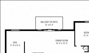 2 Bedroom Den 1.5 Bathroom
