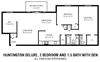 2Bedroom Den 1Bathroom