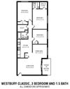 3Bedroom 1.5Bathroom