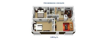 2Bedroom   1Bathroom