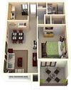 1 Bed 1 Bath