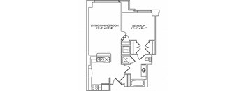 1 Bedroom 1 Bathroom Penthouse