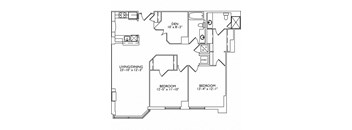 2 Bedroom 2 Bathroom Den