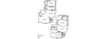 3 Bedroom 3.5 Bathroom Duplex Penthouse