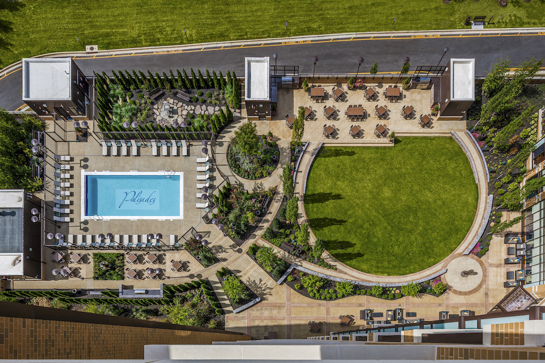 Palisades of Arundel Preserve ariel view