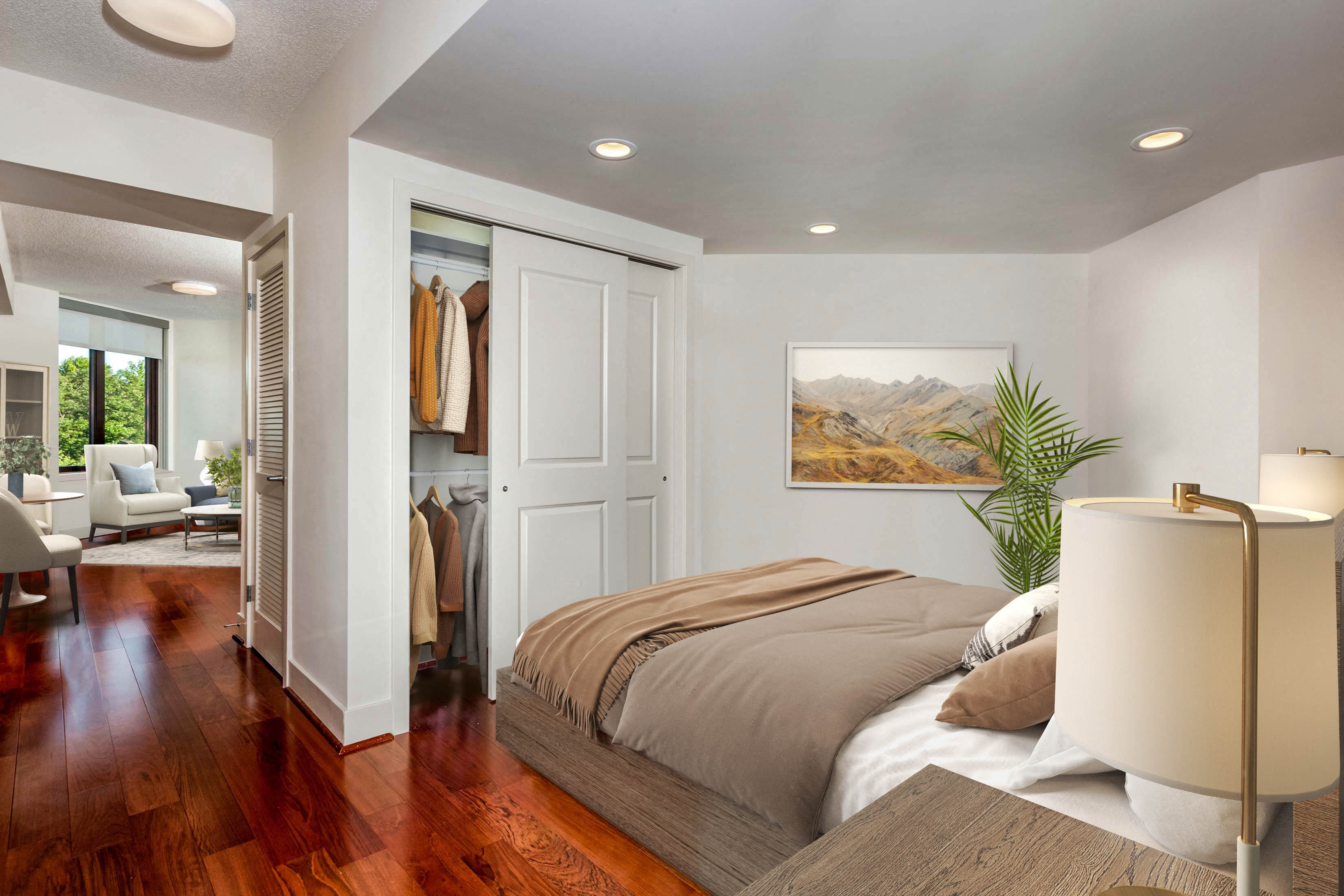 Palisades of Arundel Preserve bedroom with closet