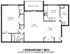 1 Bed 1 Bath