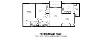 2 Bed 2 Bath