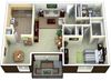 1 Bed 1 Bath