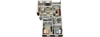 2 Bed 2 Bath with Den