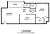 1 Bed 1 Bath
