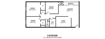 3 Bed 1.5 Bath