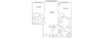 2 Bed 2 Bath