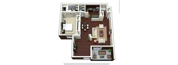 1 Bed 1.5 Bath