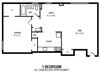 1Bedroom 1Bathroom