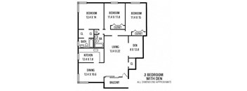 3Bedroom  Den  2Bathroom