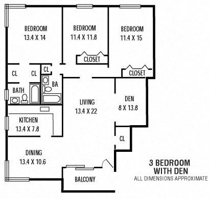 3Bedroom Den 2Bathroom