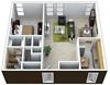 1Bedroom 1Bathroom