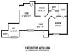 1Bedroom Den 1Bathroom