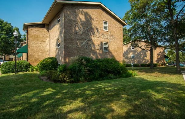 a building with a sign on the side of it