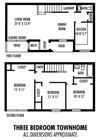 3Bedroom 1.5BA Townhome
