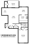 1Bedroom Den 1Bathroom