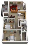 2Bedroom 1Bathroom
