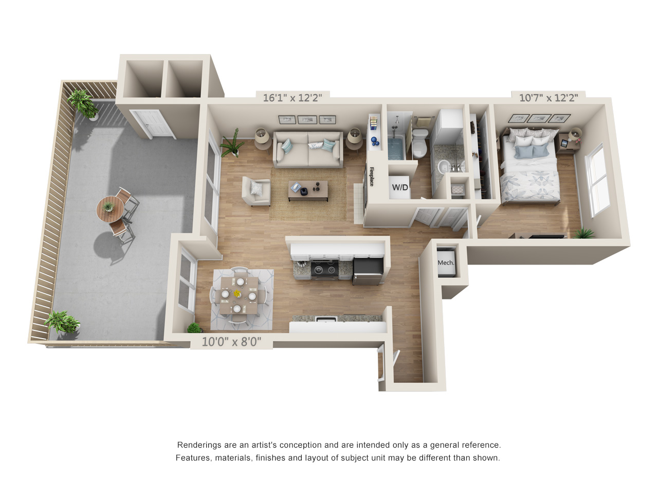 One Bedroom B