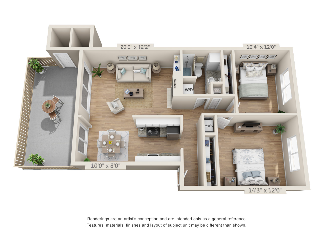 Two Bedroom D