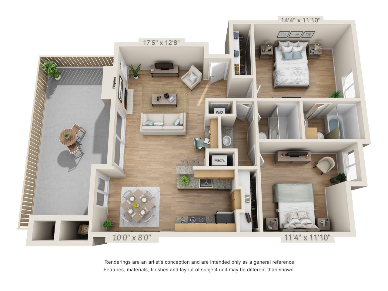Two Bedroom G