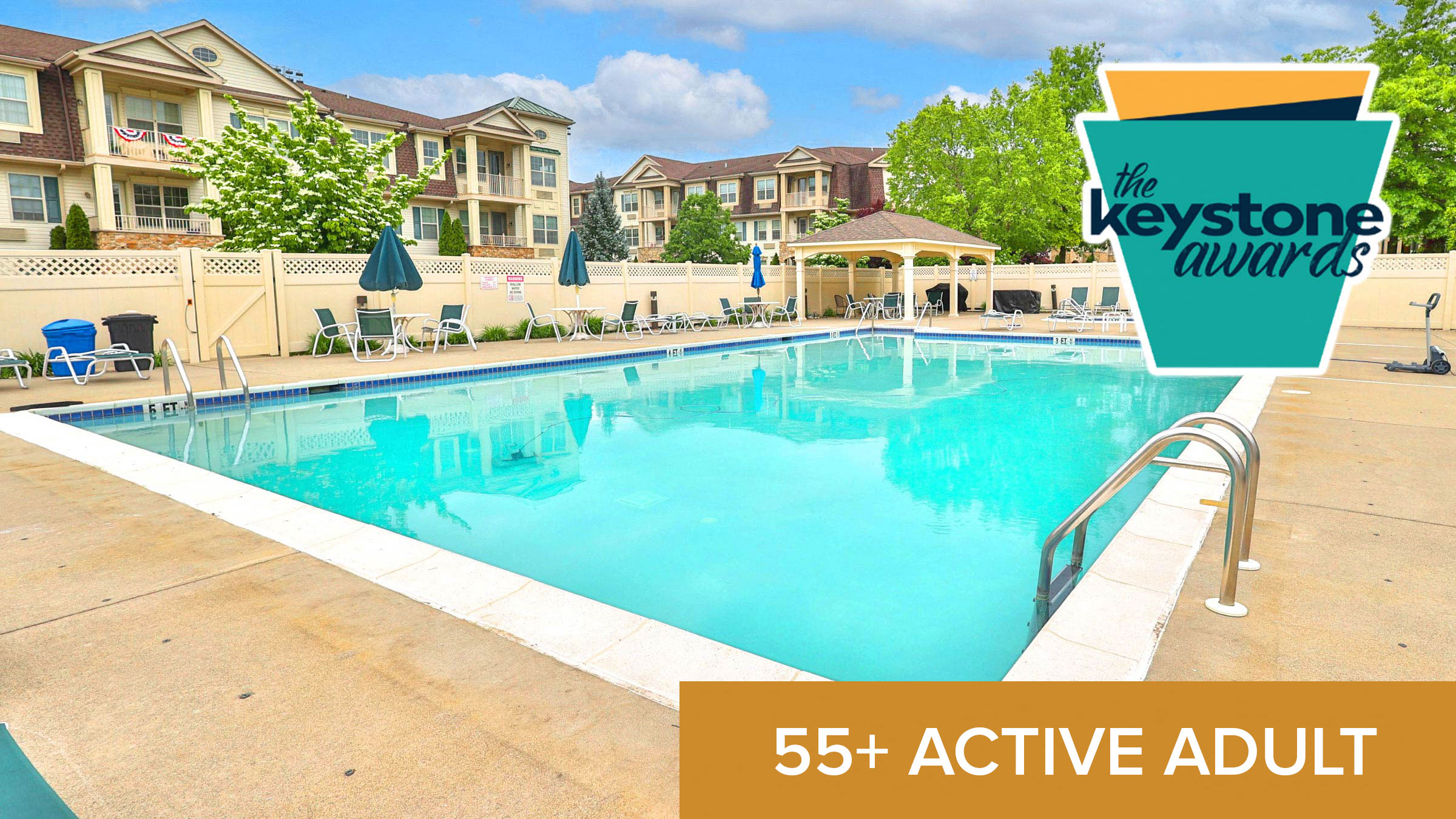 55+ Active adult community outdoor pool