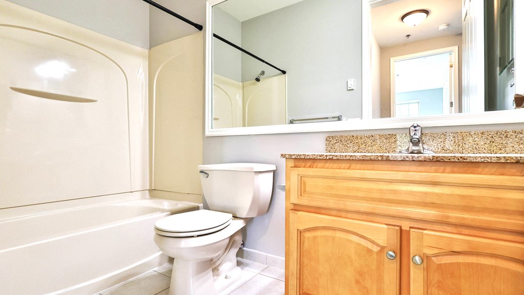 a bathroom with a toilet and a sink and a mirror